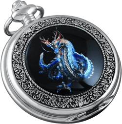 VIGOROSO Pocket Watches for Men Cool Watch Dragon Gifts for Men/Women/Boys/Girls Year of Dragon Boy Gift Ideas