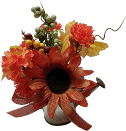 floral arrangement, small floral arrangement, fall floral arrangement, orange flowers, kitchen decor, Christmas gifts, funeral arrangements